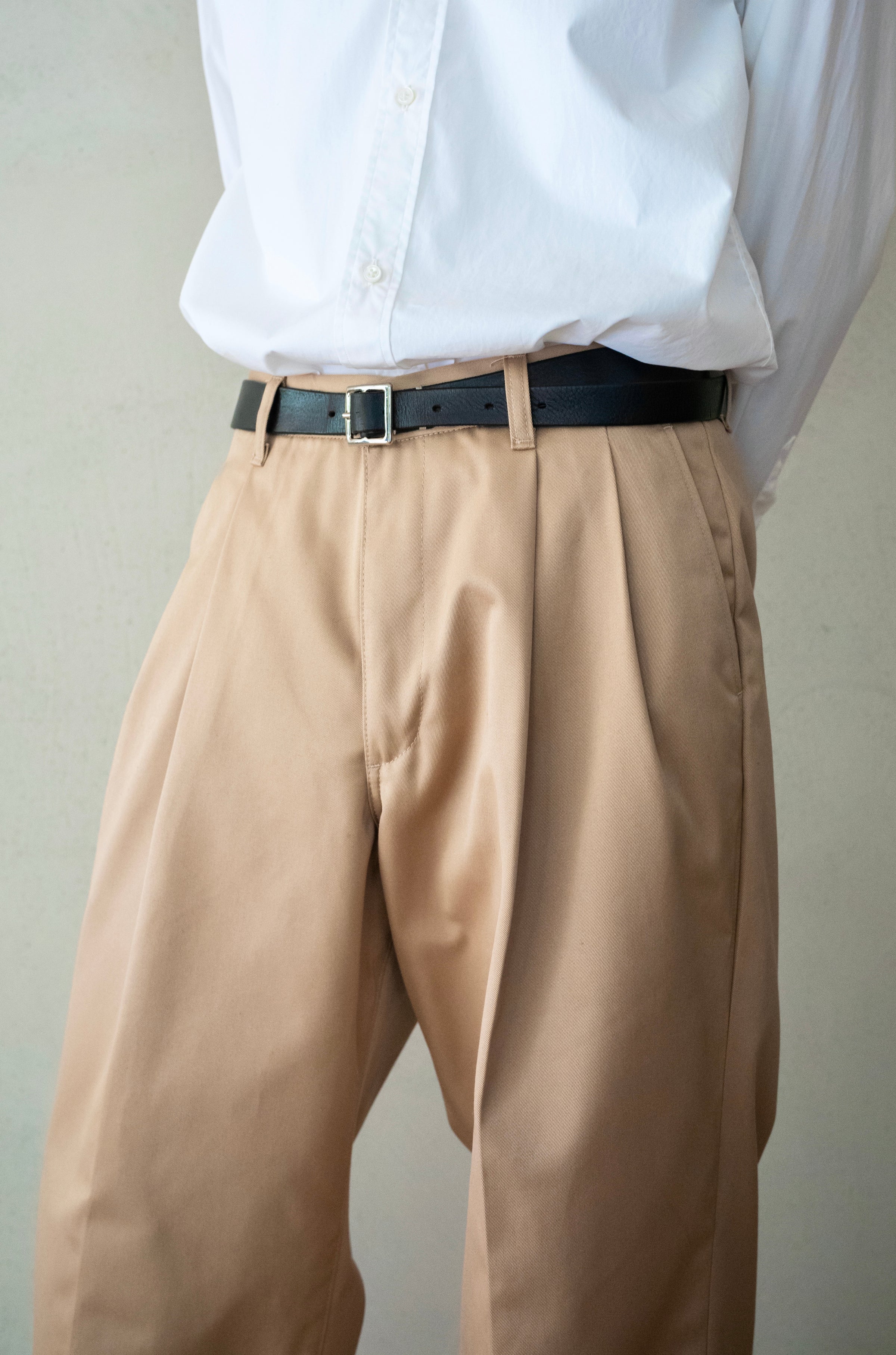 EX WIDE TROUSERS 〔NEW BEIGE〕 | cliché