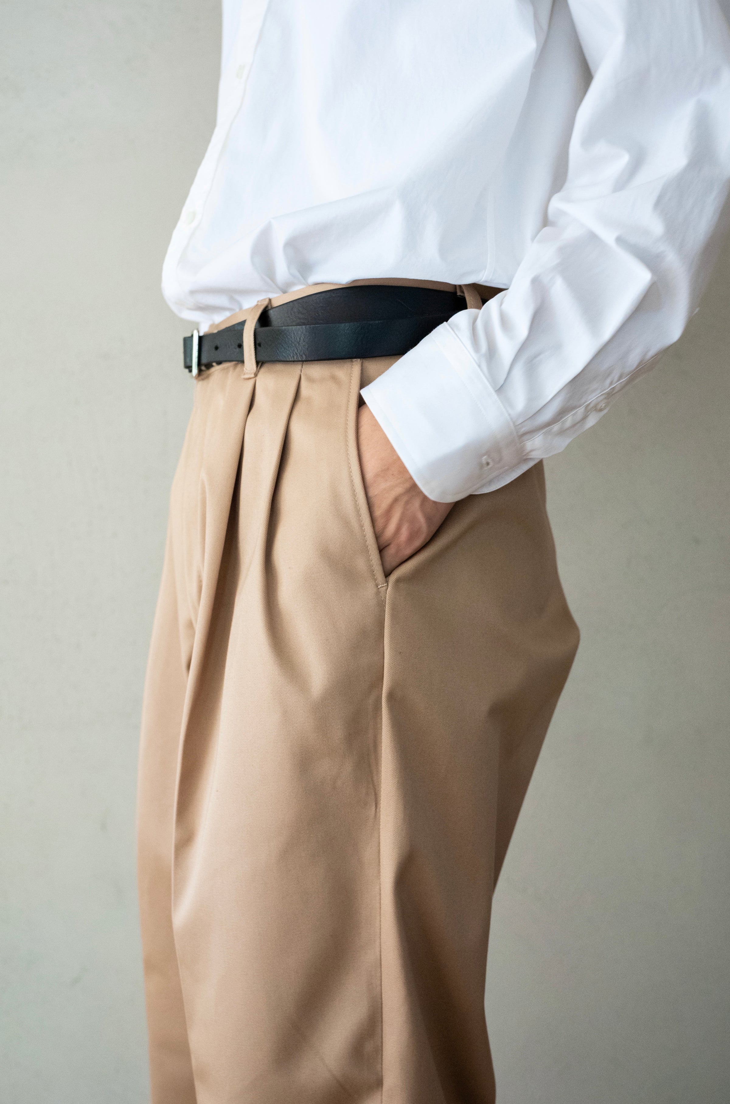 EX WIDE TROUSERS 〔NEW BEIGE〕 | cliché