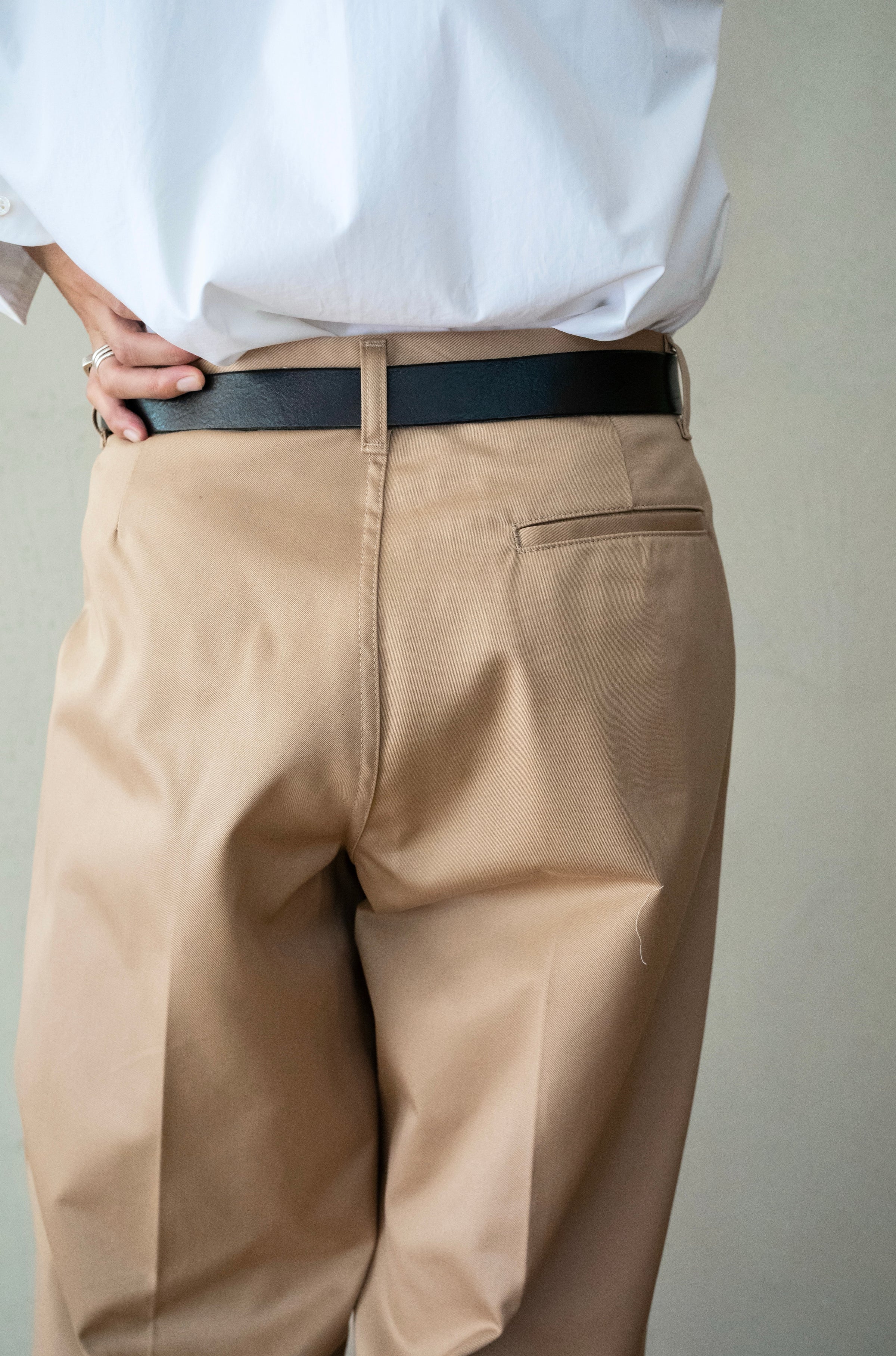 EX WIDE TROUSERS 〔NEW BEIGE〕 | cliché