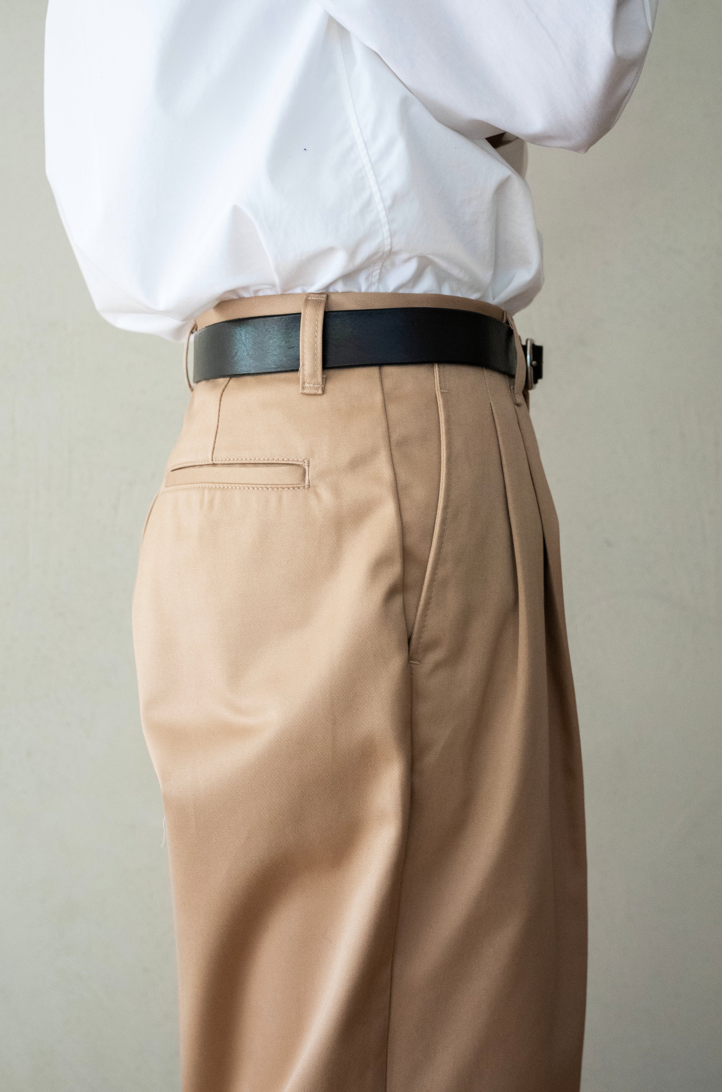 EX WIDE TROUSERS 〔NEW BEIGE〕 | cliché