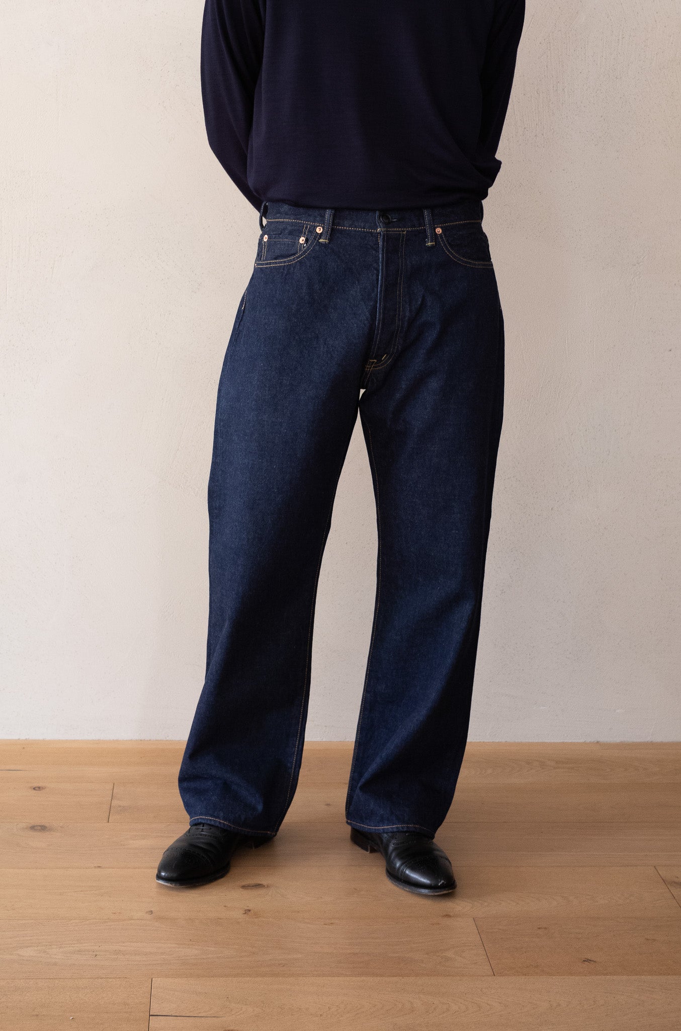 Denim Straight Trousers （ONE WASH） | cliché