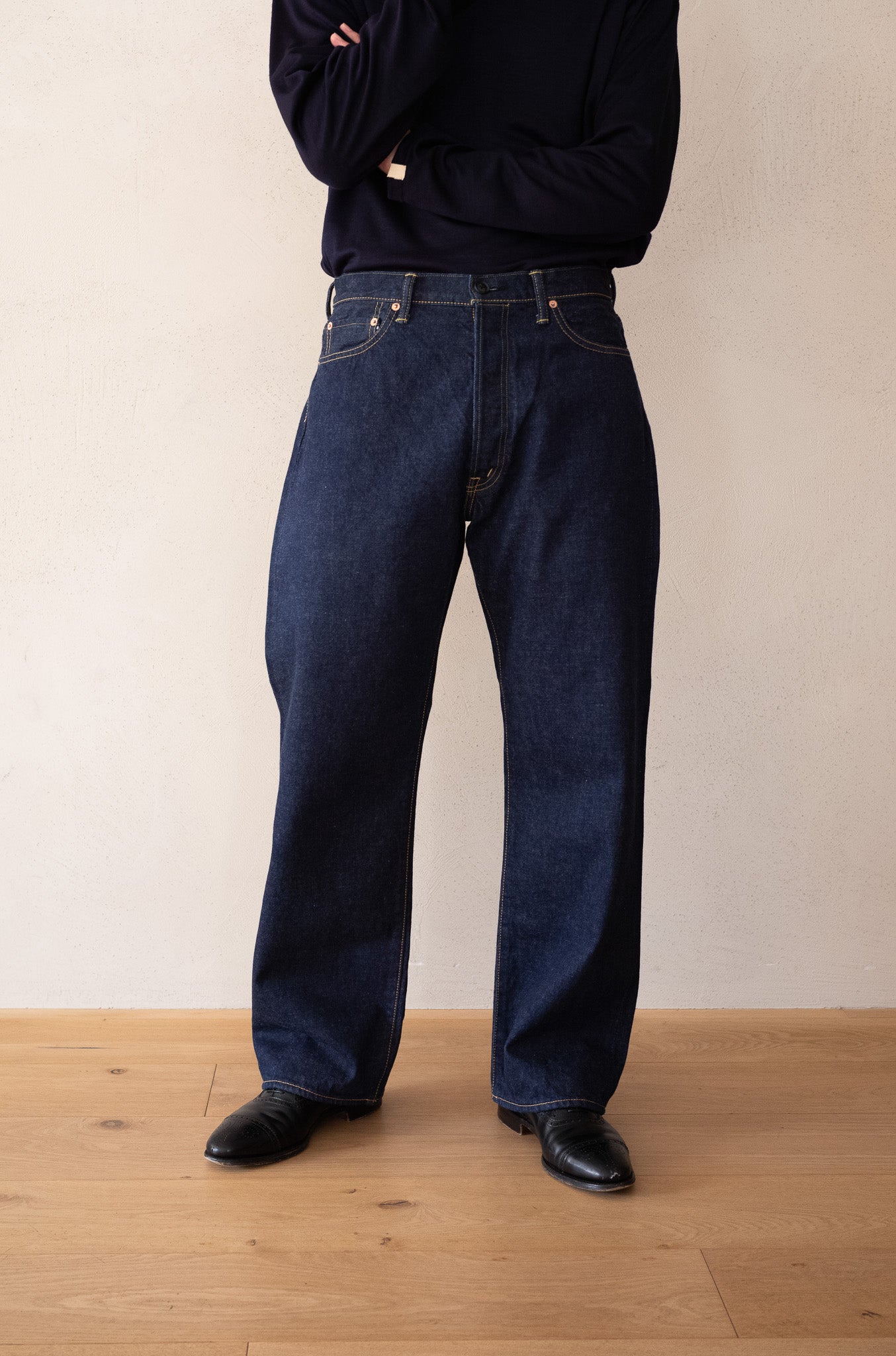 Denim Straight Trousers （ONE WASH） | cliché