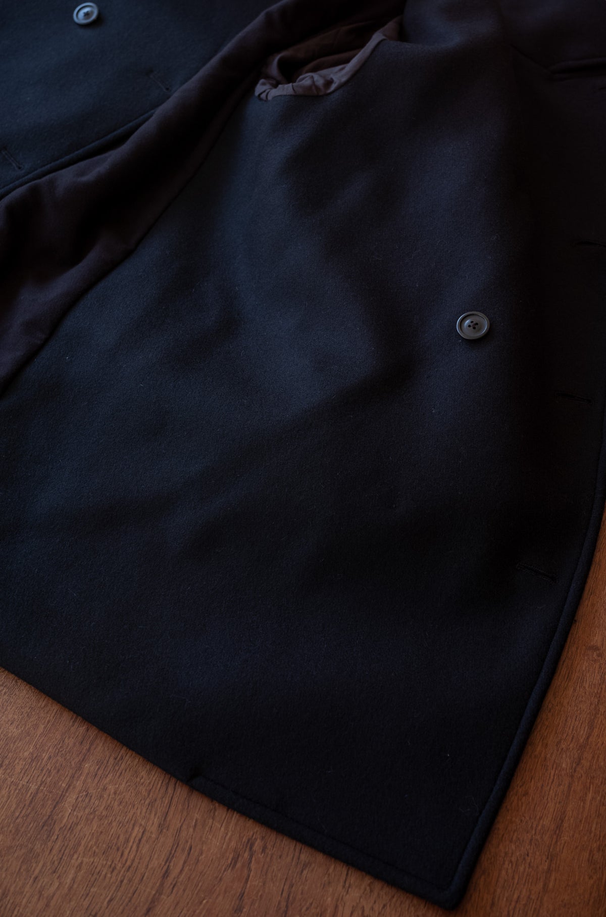 Shear Naval Coat 〈NOIR〉