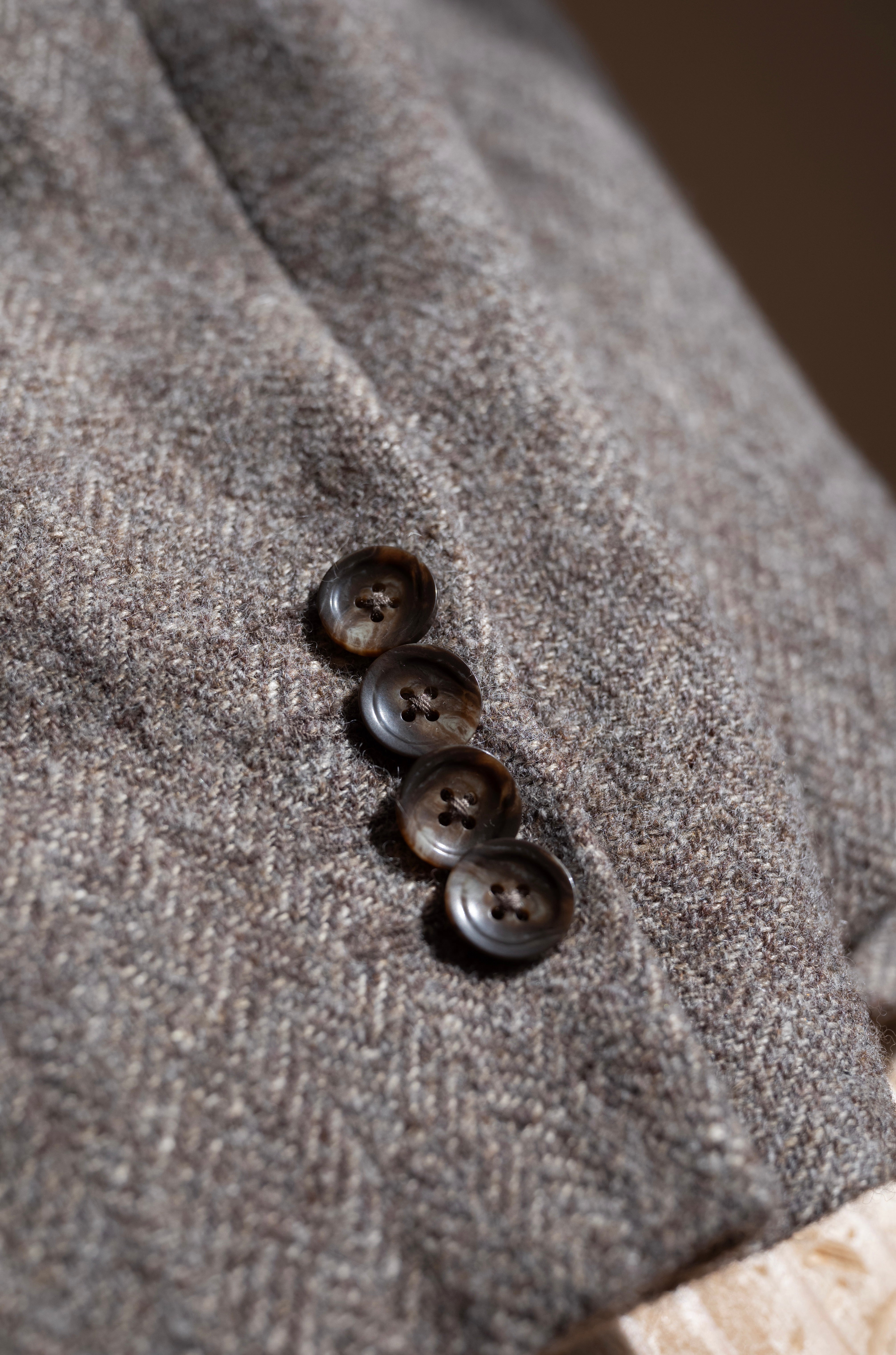 WOOL LINEN UTILITY JACKET 〔BEIGE〕