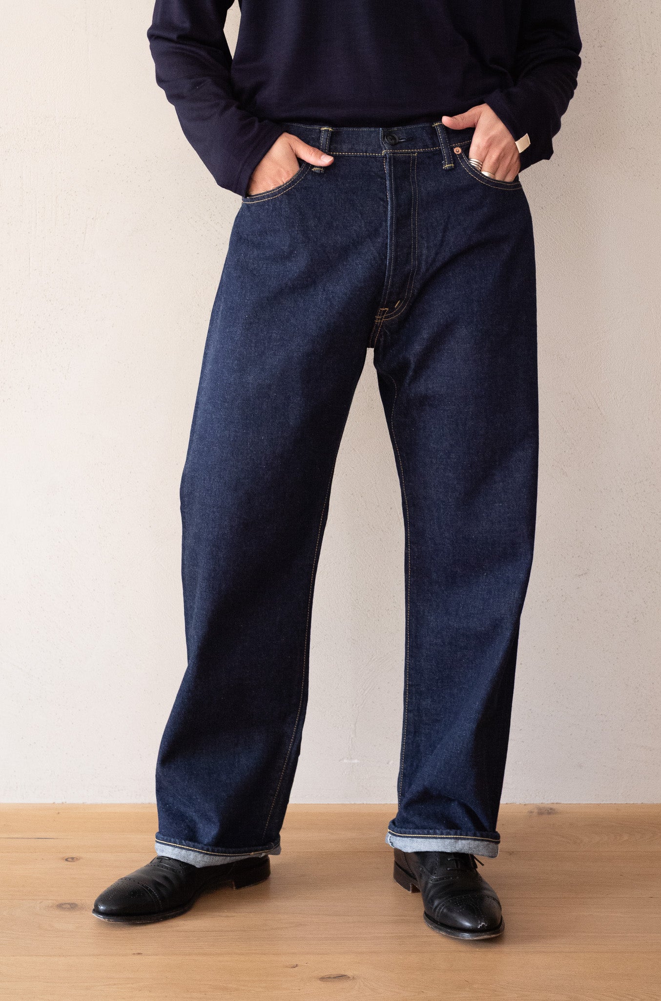 Denim Straight Trousers （ONE WASH） | cliché