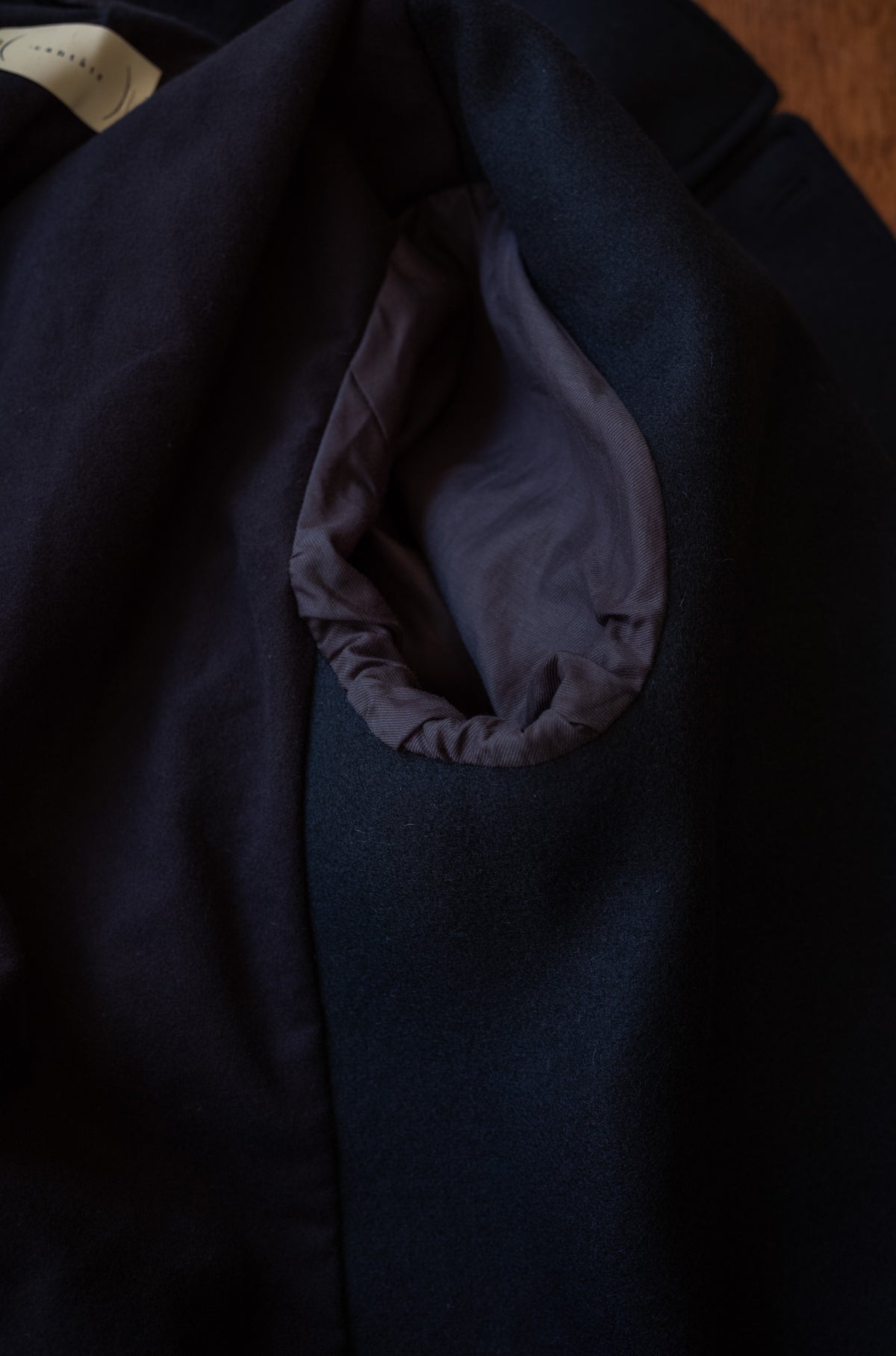 Shear Naval Coat 〈NOIR〉