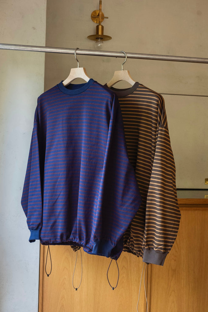 BALLOON STRIPES LONG SLEEVE T SHIRT