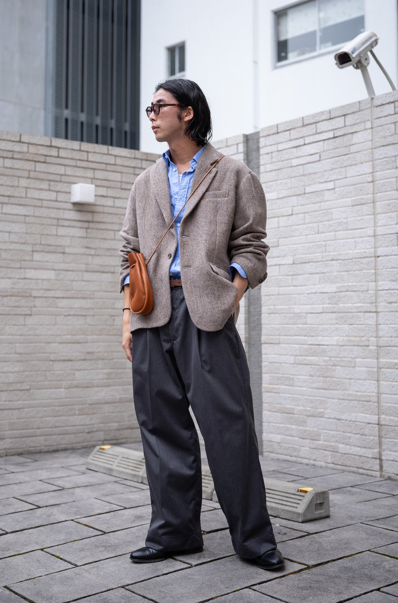 WOOL LINEN UTILITY JACKET 〔BEIGE〕 | cliché