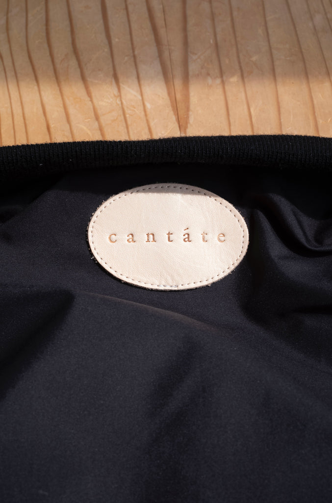 Sheep Skin Quilted Down Jacket