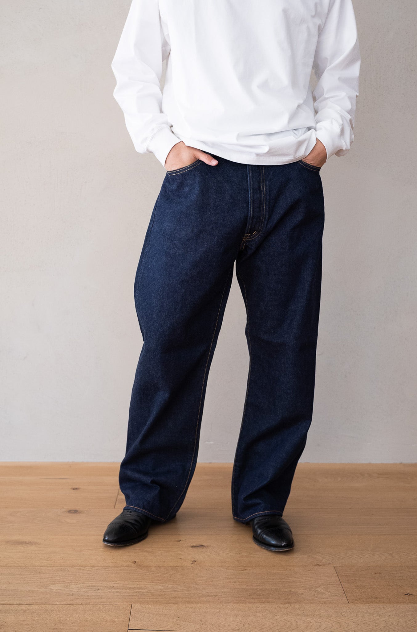 Denim Straight Trousers （ONE WASH） | cliché