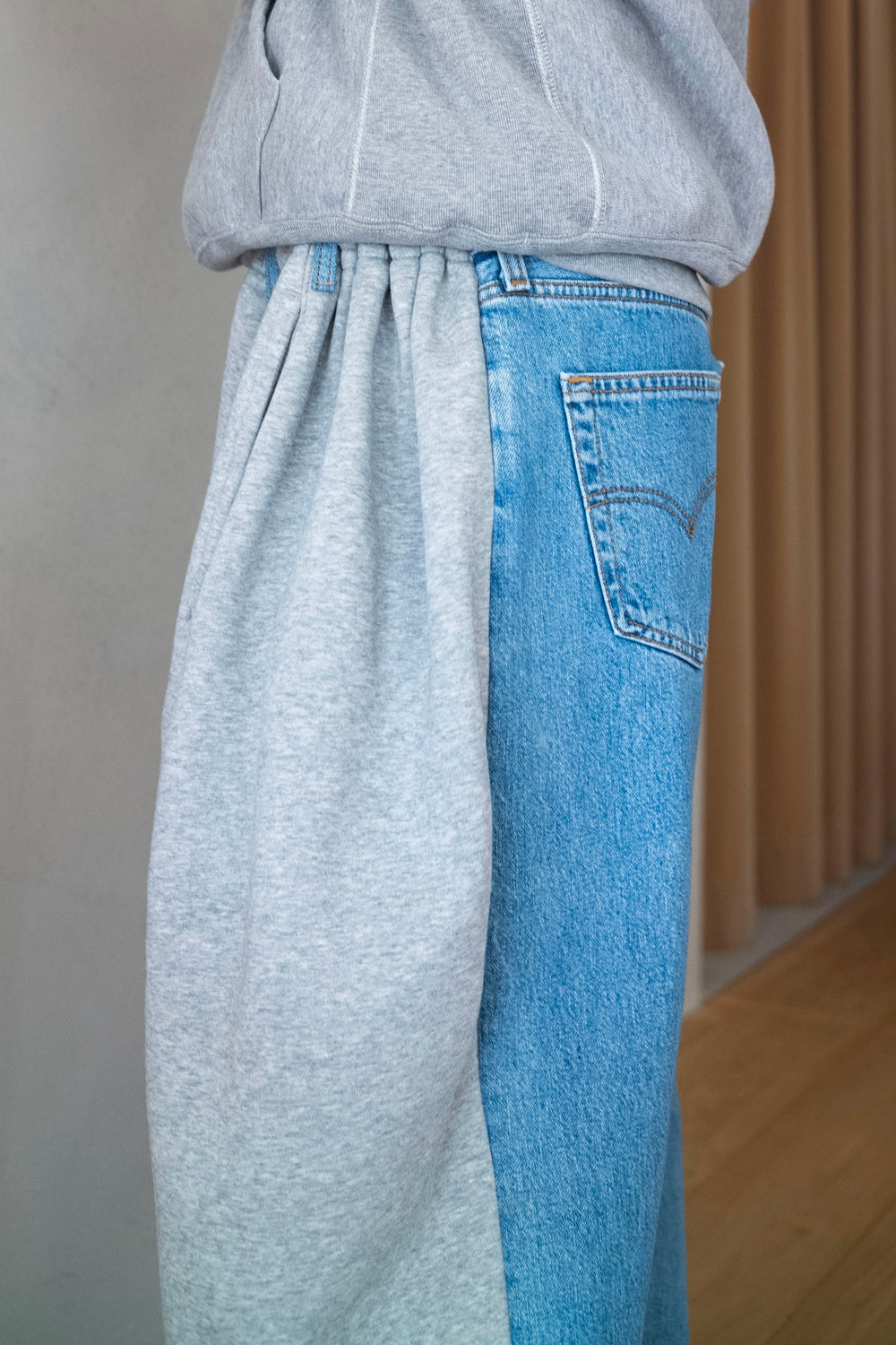 BLESS N° 77 OVER JOGGING JEANS DOVEBLUE/DARKBLUE SS24