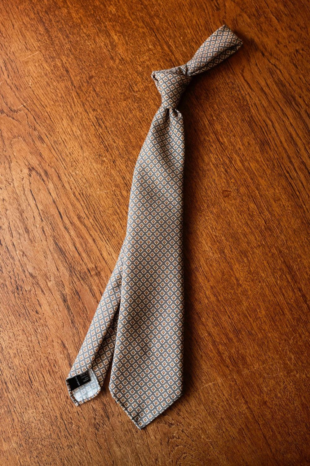 小物 Atto Vannucci (sette pieghe) MOD 7 / SILK SETTE PIEGHE SMALL PATTERN TIE | cliché