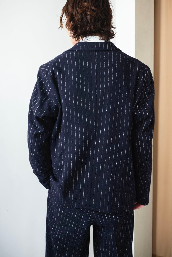 S2B COMFORT LOOSEN JACKET 〔NAVY STRIPE〕