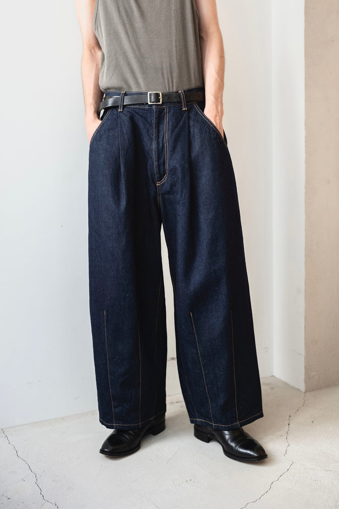 SILK DENIM 5PK BALLOON PANTS