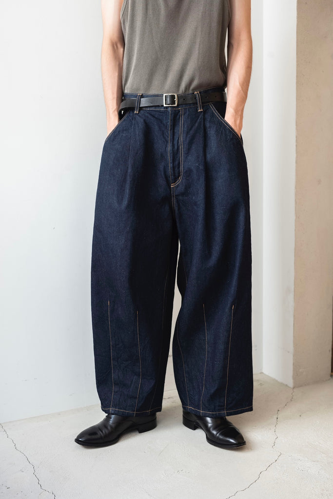 SILK DENIM 5PK BALLOON PANTS