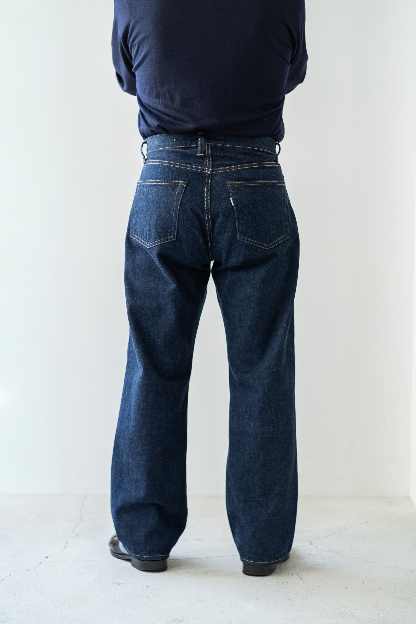 Denim Straight Trousers 〔INDIGO〕