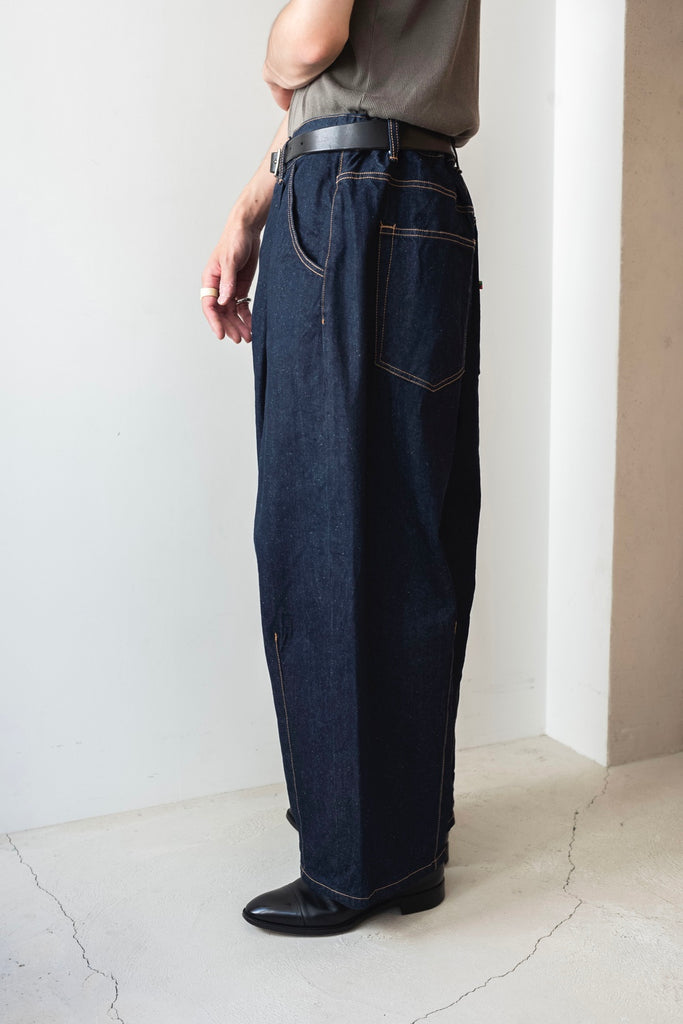 SILK DENIM 5PK BALLOON PANTS