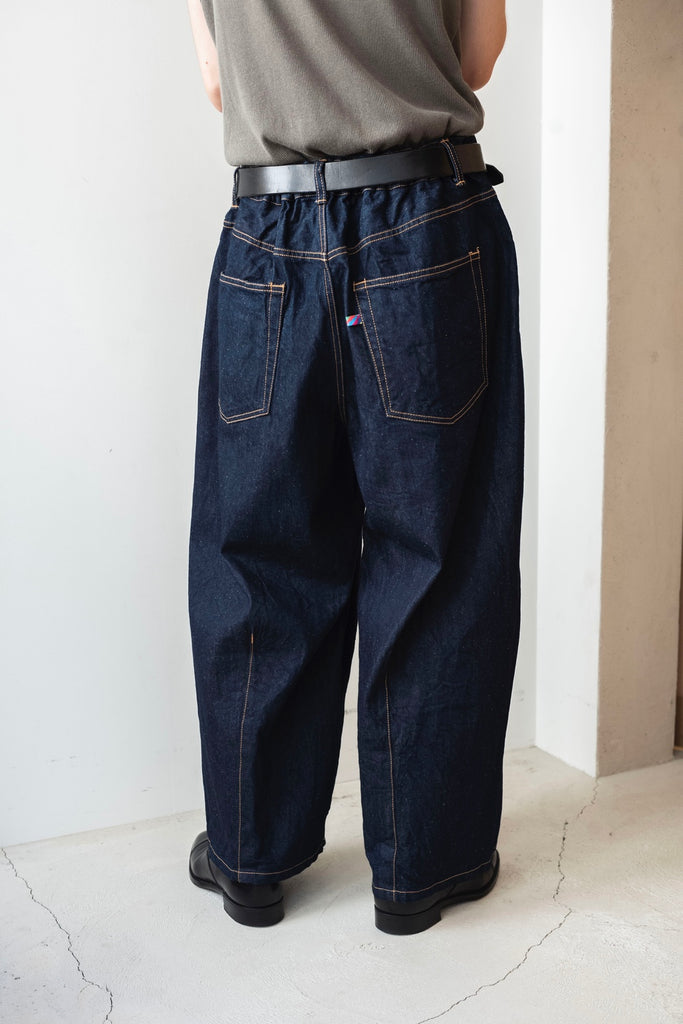 SILK DENIM 5PK BALLOON PANTS