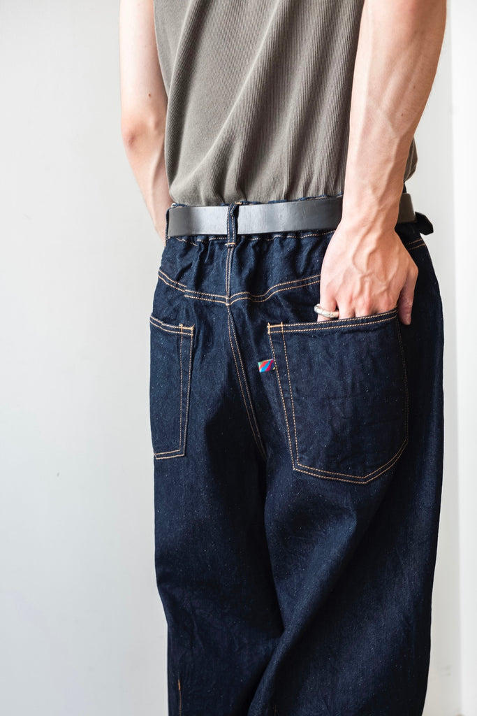 SILK DENIM 5PK BALLOON PANTS