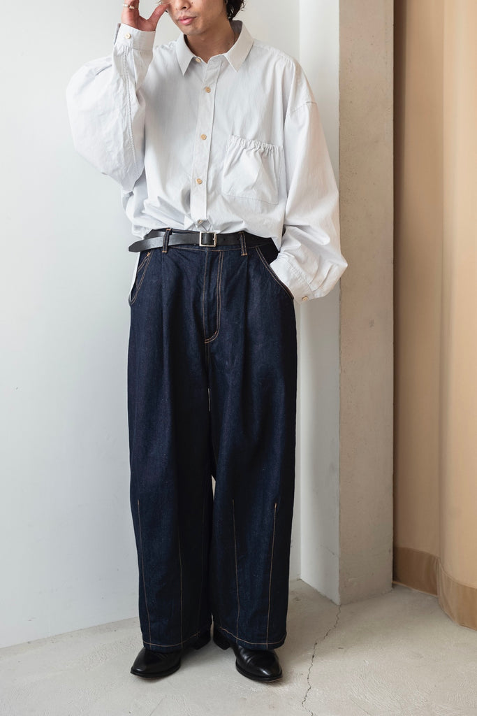 SILK DENIM 5PK BALLOON PANTS