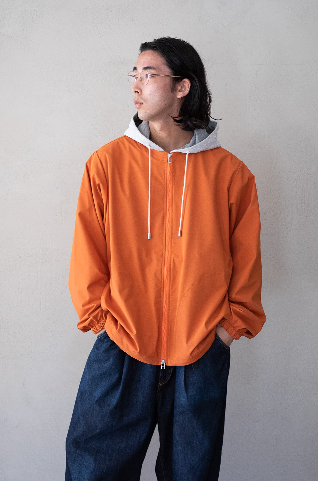 _244 STRETCH ZIP CARDIGAN | cliché