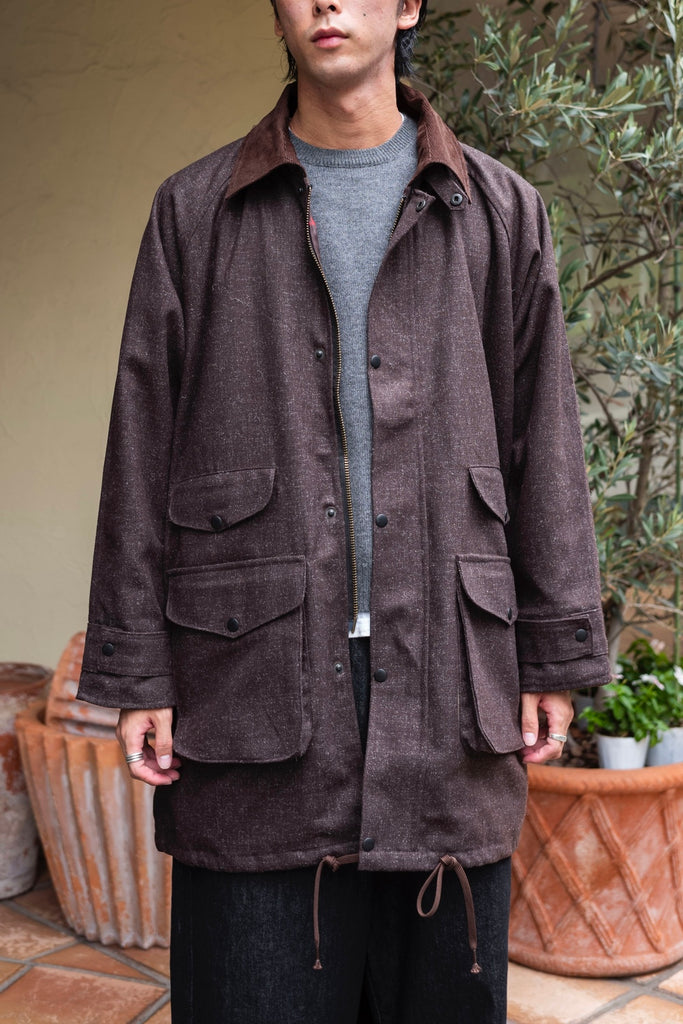 Classic Field Jacket Tweed-Long