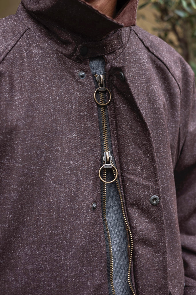 Classic Field Jacket Tweed-Long