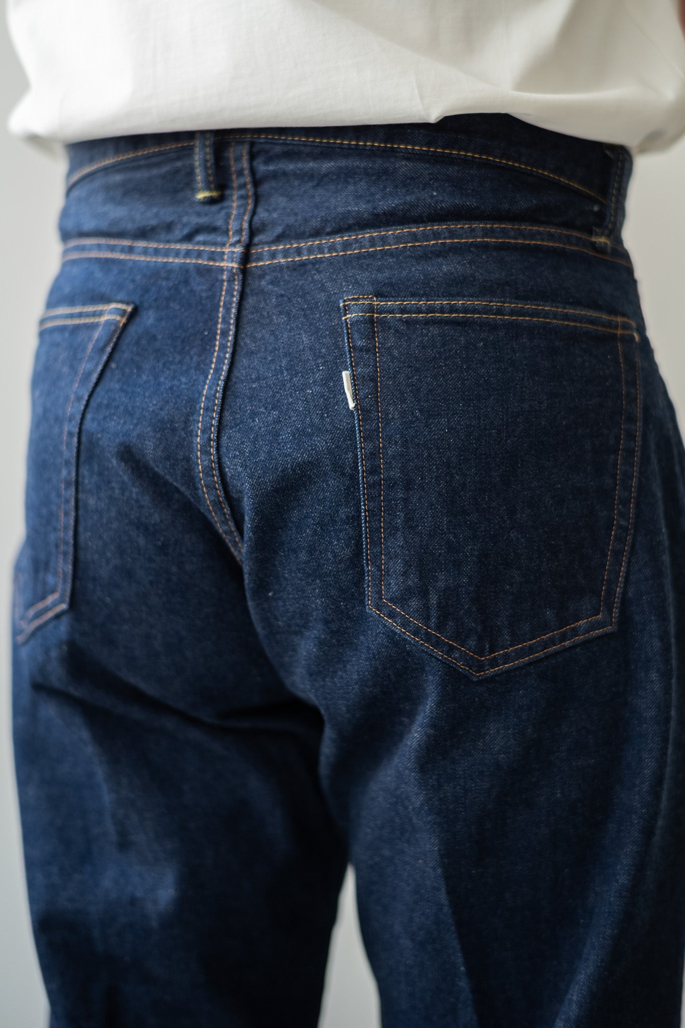 Denim Tapered Trousers 〔INDIGO〕