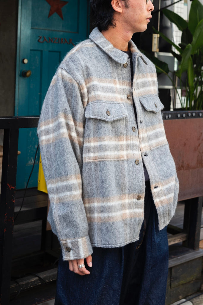 MOHAIR SHIRT JACKET