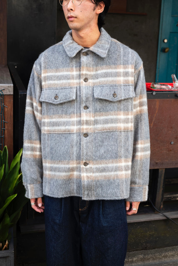 MOHAIR SHIRT JACKET