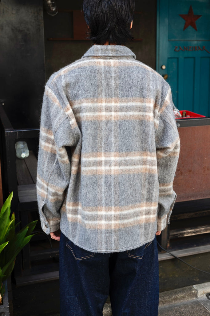 MOHAIR SHIRT JACKET