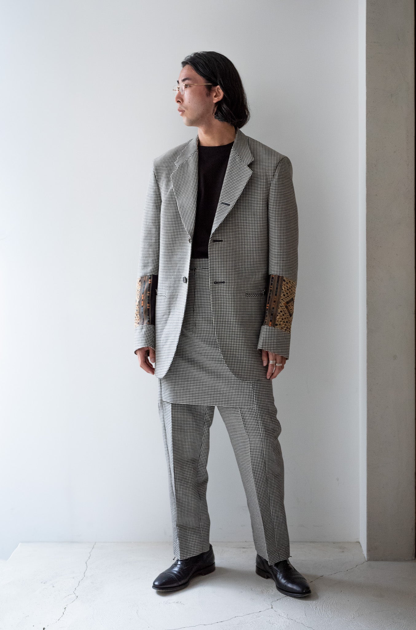 CCGS09UNI C 〈DORMEUIL LINEN WOOL PANTS〉 | cliché