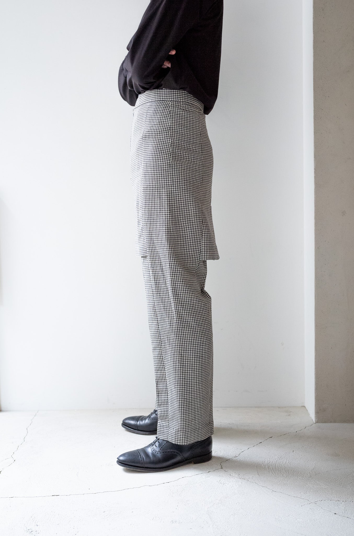 CCGS09UNI C 〈DORMEUIL LINEN WOOL PANTS〉 | cliché