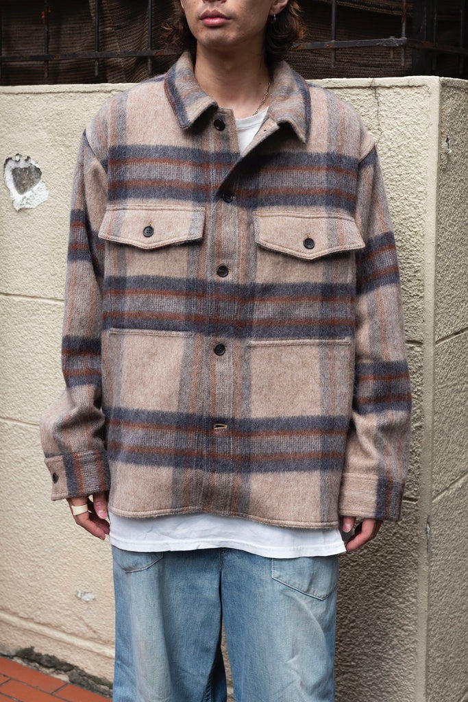 MOHAIR SHIRT JACKET