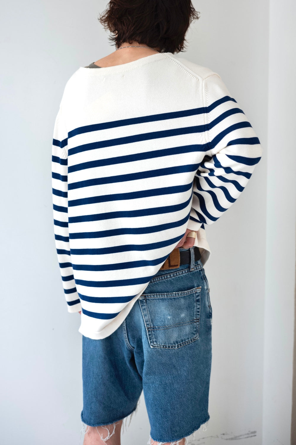 First Pick Suvin Gold Basque Knit | cliché