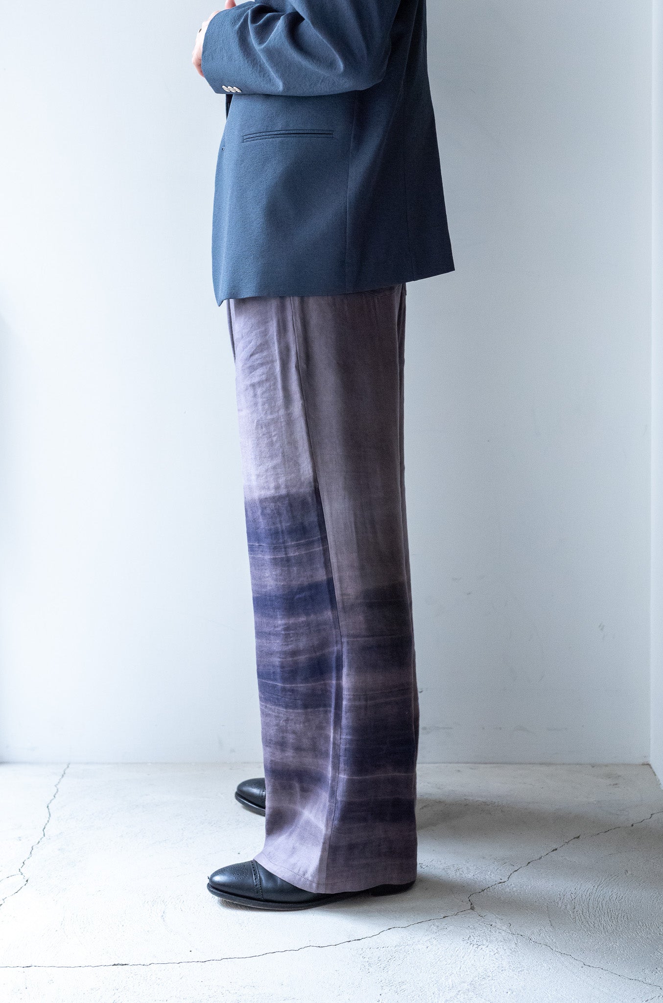GATHERED WAIST WIDE PANTS | cliché