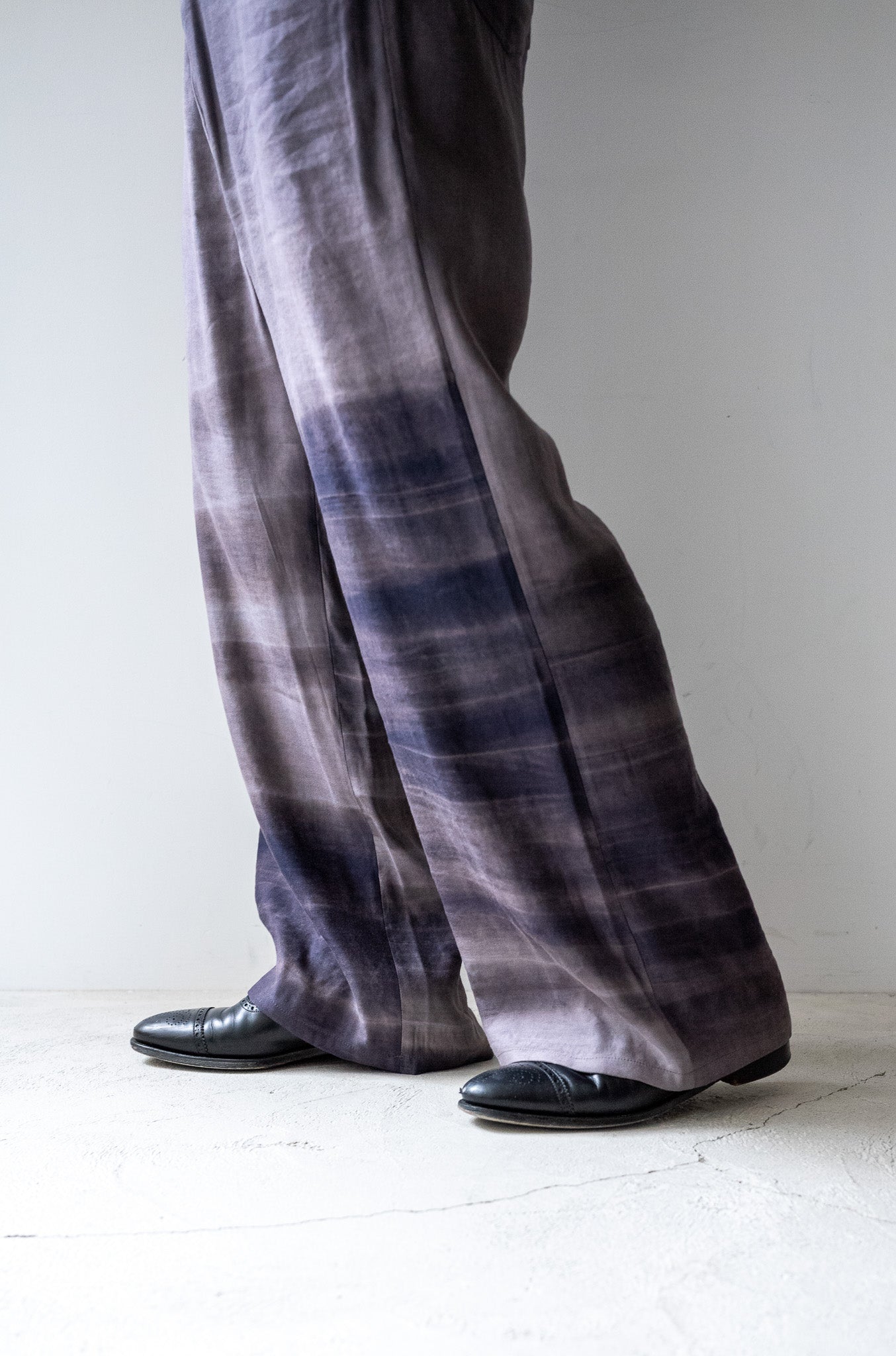 GATHERED WAIST WIDE PANTS | cliché