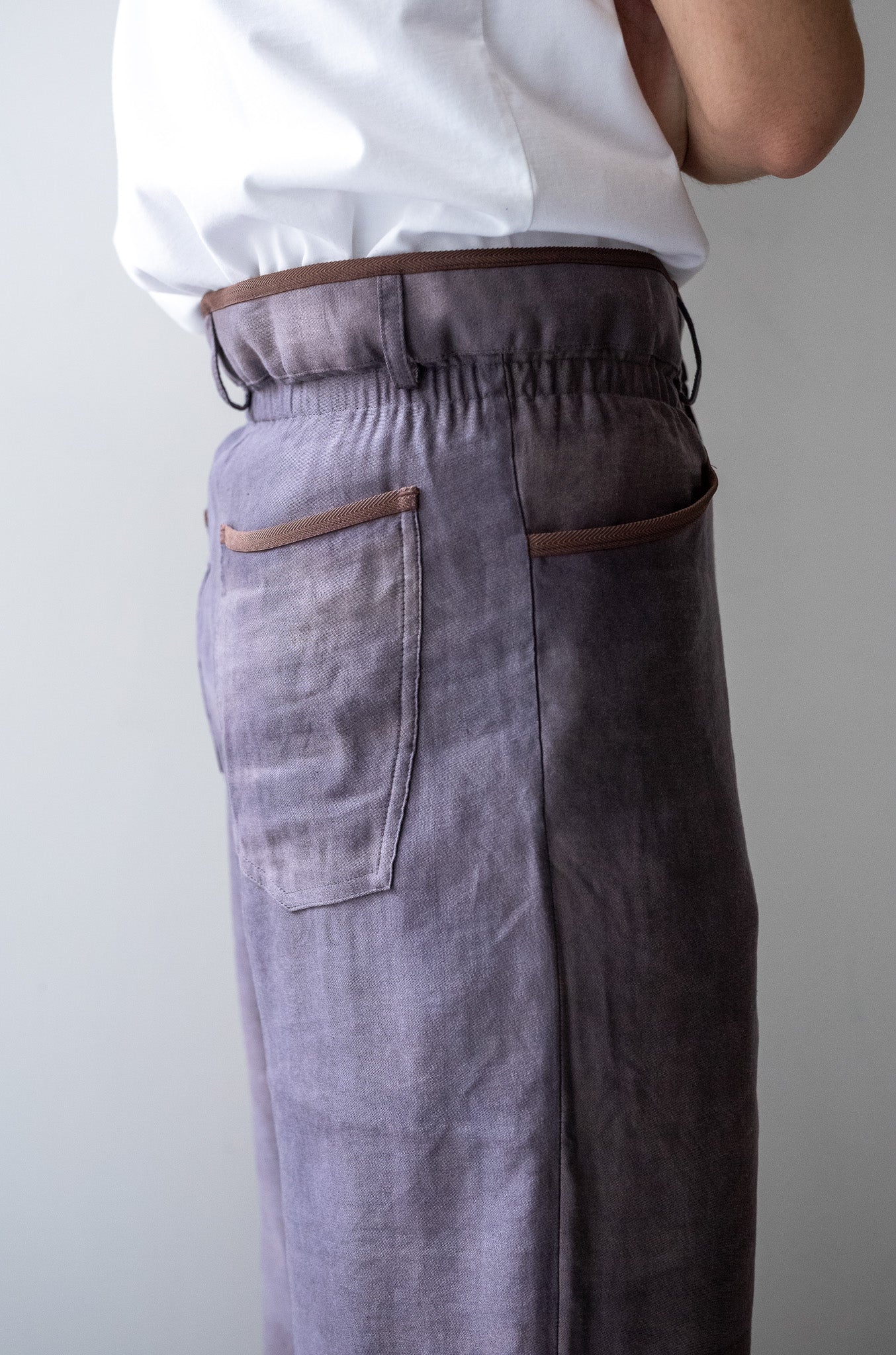 GATHERED WAIST WIDE PANTS | cliché