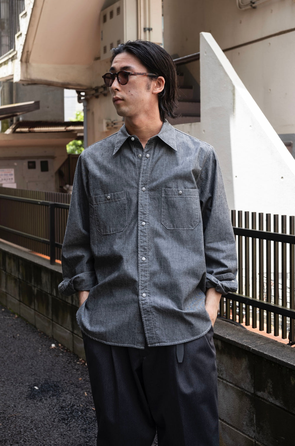 Dress Chambray Shirt | cliché