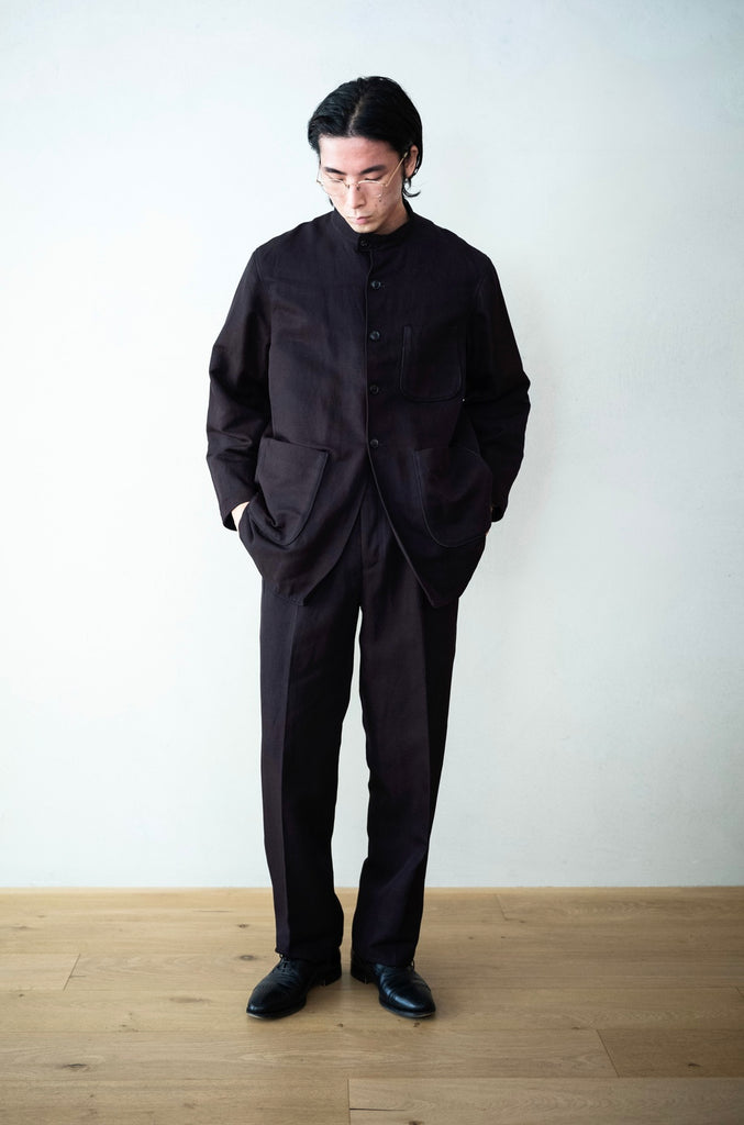Silk Linen French Trousers