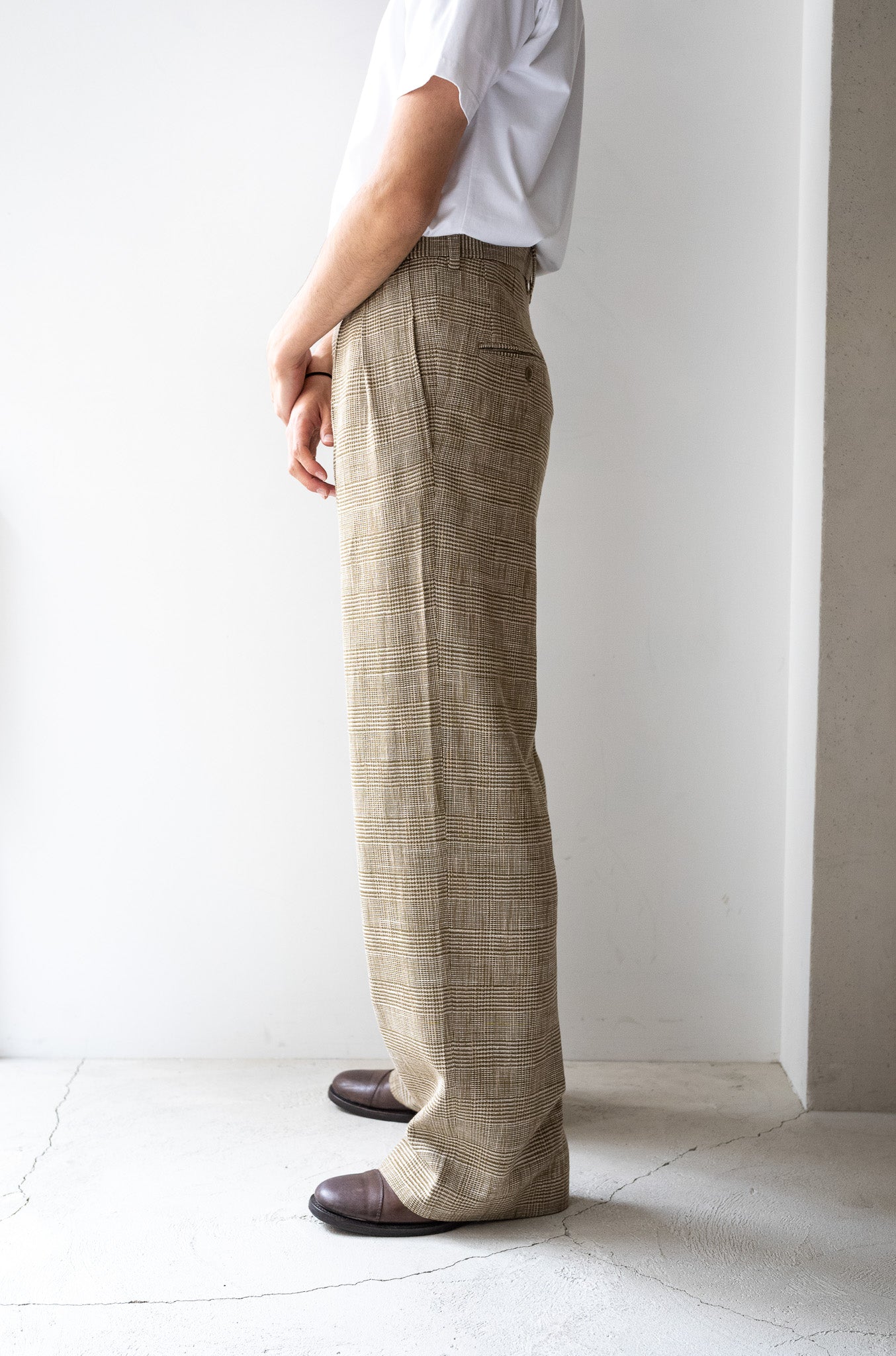 TUCKED BAGGY PANTS | cliché