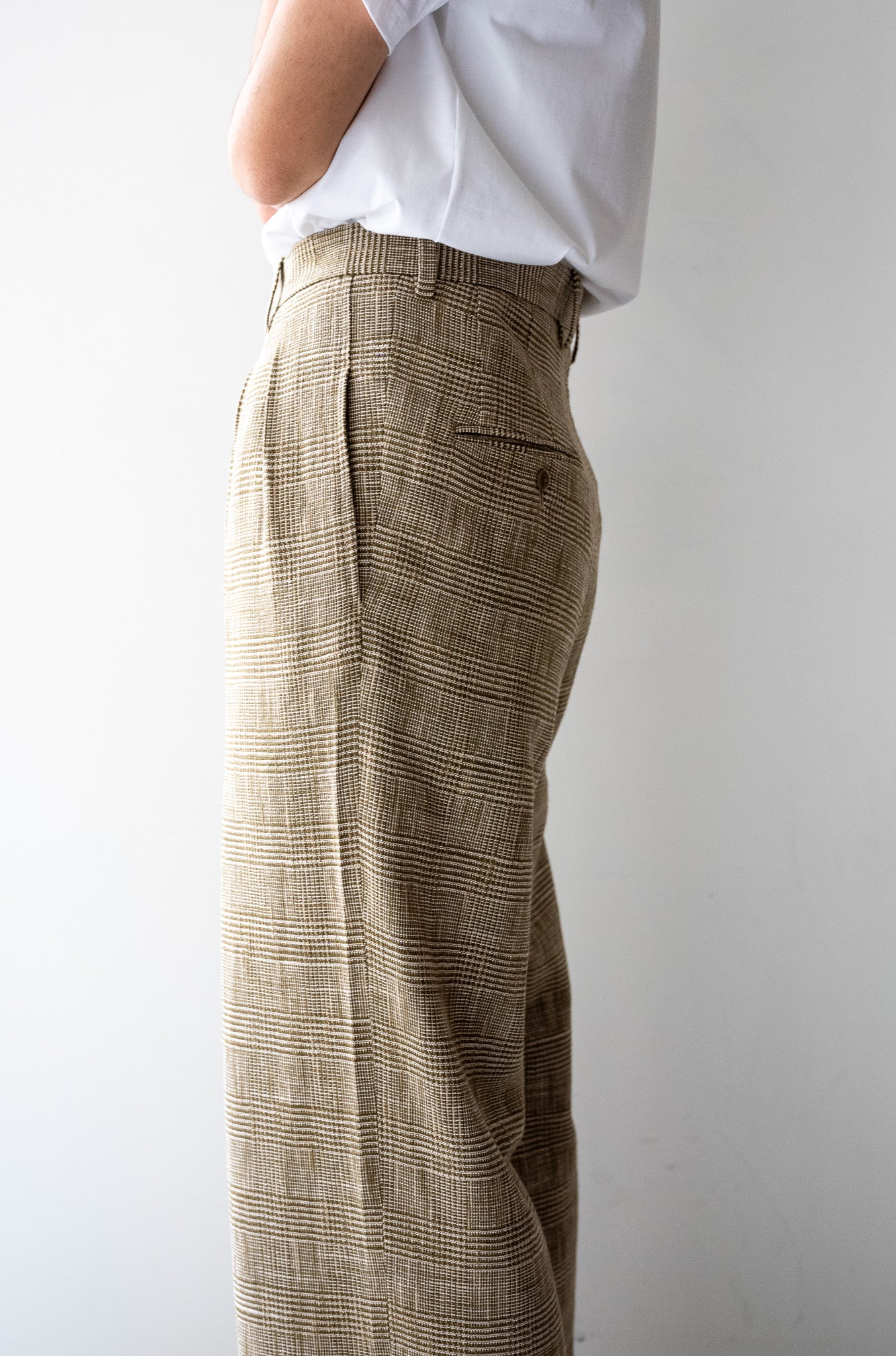 TUCKED BAGGY PANTS | cliché