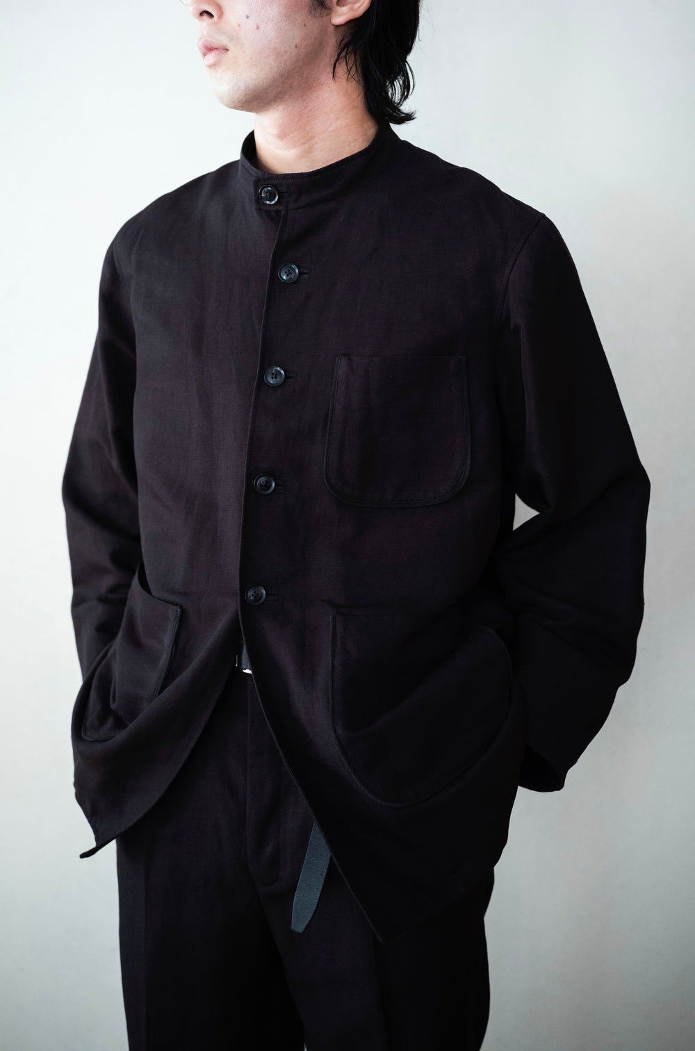 ジャケット・アウター Foremost heavy linen French Jacket Made by French VTG Linen French Jacket 42 | FOREMOST 古着