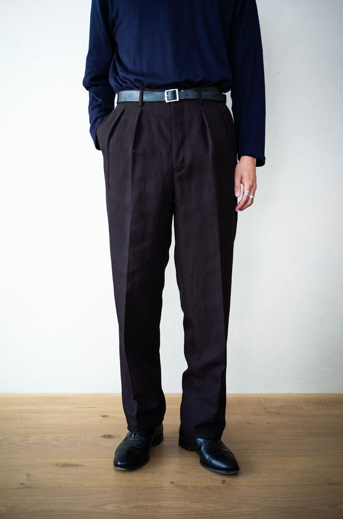 Silk Linen French Trousers
