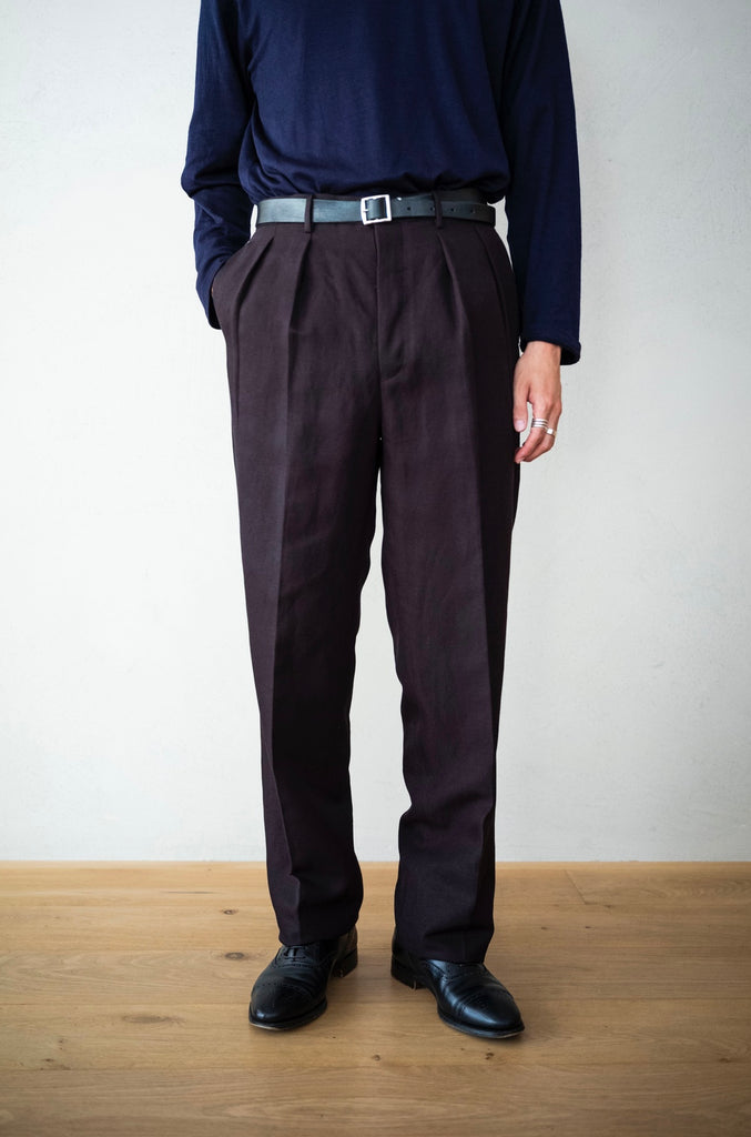 Silk Linen French Trousers