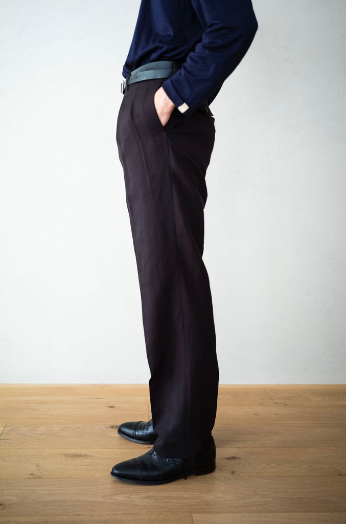 Silk Linen French Trousers