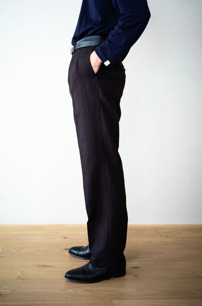 Silk Linen French Trousers