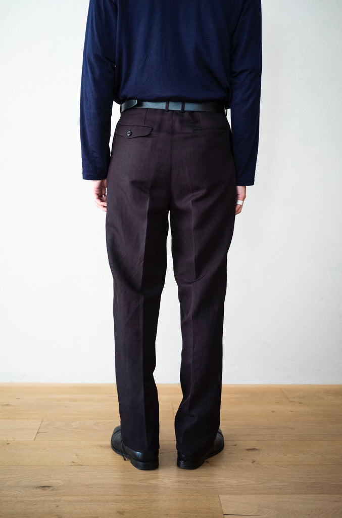 Silk Linen French Trousers