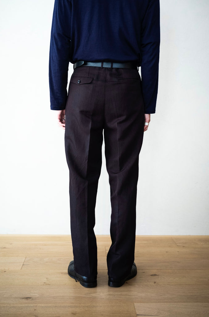 Silk Linen French Trousers