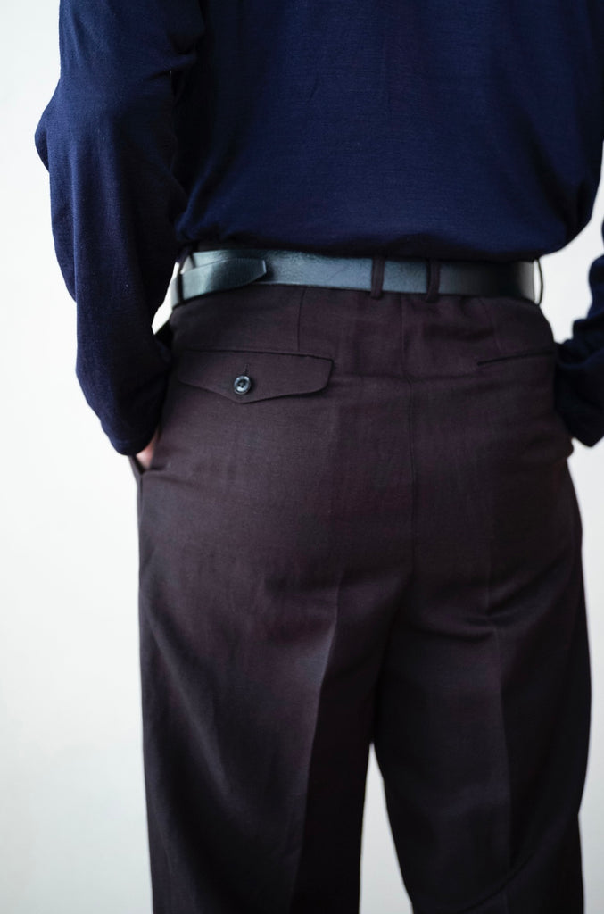 Silk Linen French Trousers
